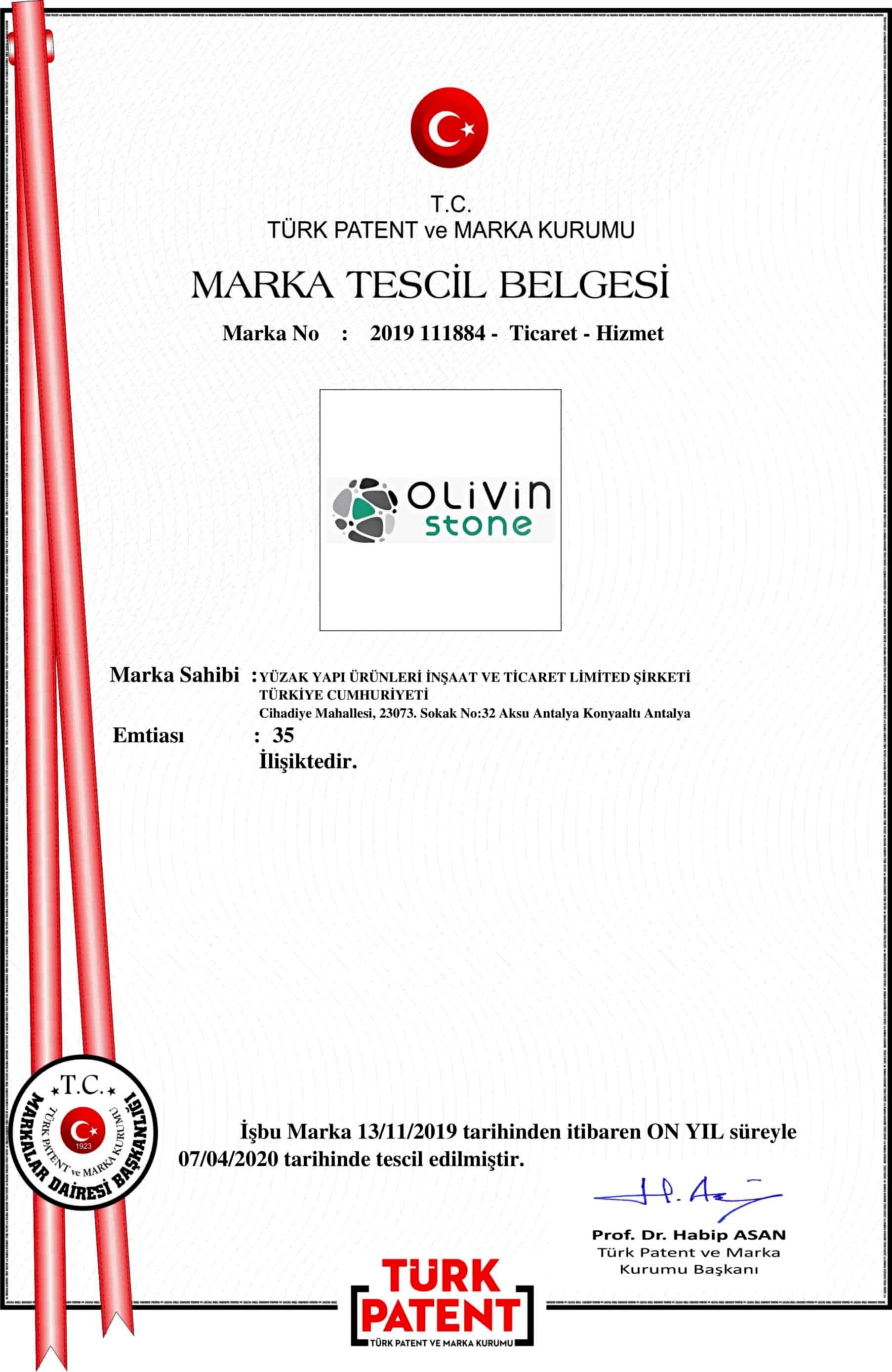 tescilli tuğla markası